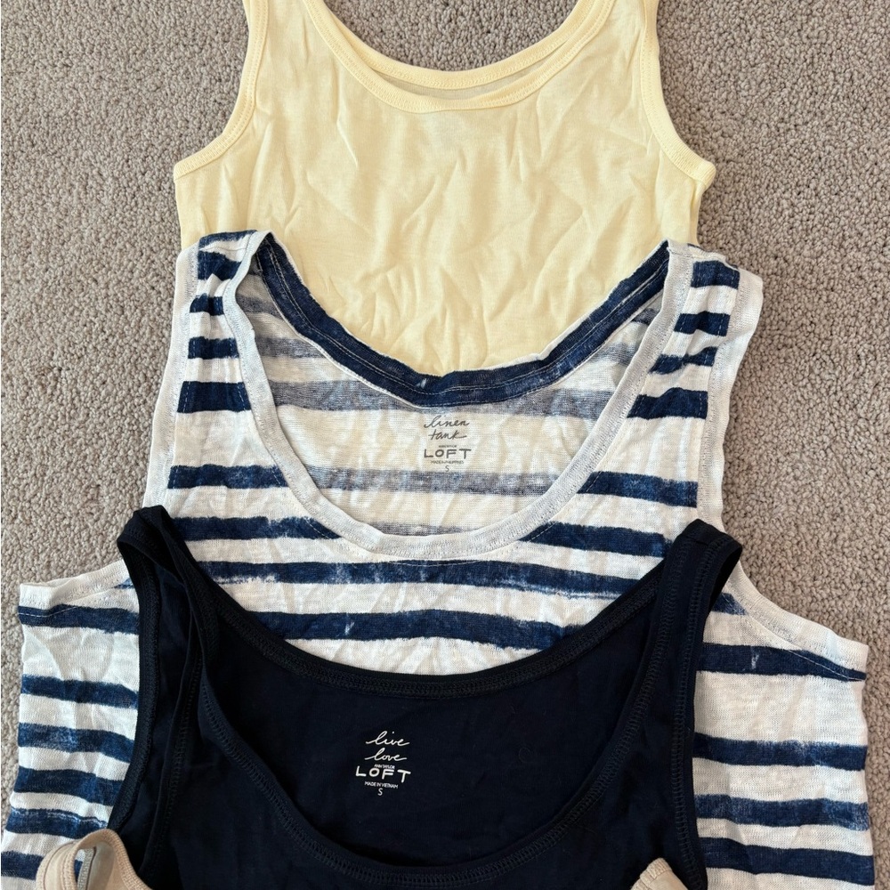 LOFT Tank Top Bundle, Sz Small - Picture 4 of 7